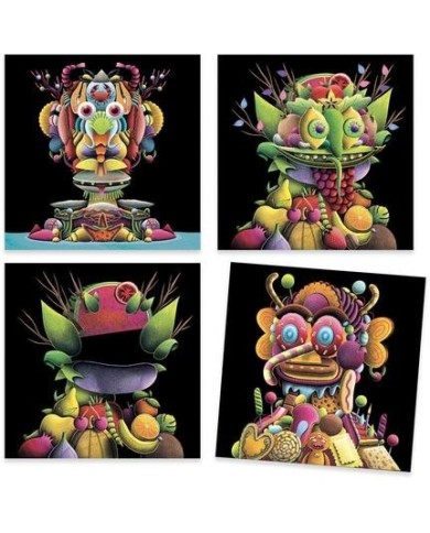 Créer avec des stickers Le primeur - Inspired by Djeco
