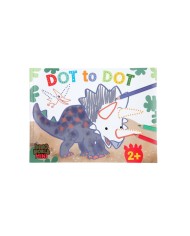 Dino world album de coloriage point par point | K'Ado Mino