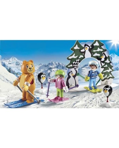 Playmobil Family Fun 9282 Moniteur de ski avec enfants