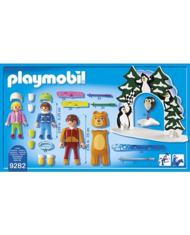 Playmobil Family Fun 9282 Moniteur de ski avec enfants