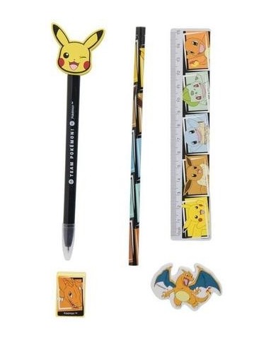 Set de Papeterie 5 Pieces Pokemon | K'Ado Mino