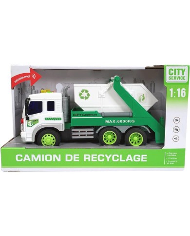 Camion voirie 1/16e son - Modèle aléatoire | K'Ado Mino