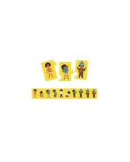 Puzzle frise je m'habille - Djeco | K'Ado Mino
