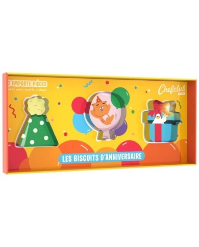 Emporte-pièces les Biscuits d'Anniversaire | K'Ado Mino