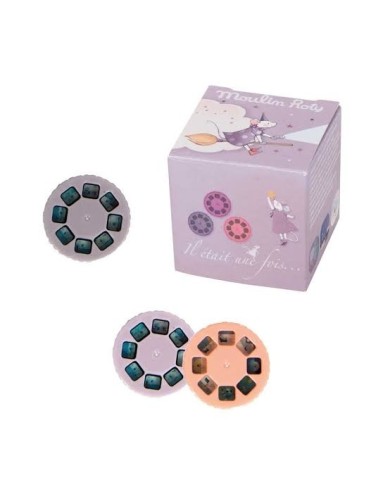 Boîte 3 Disques pour Lanterne Projecteur Il était une fois