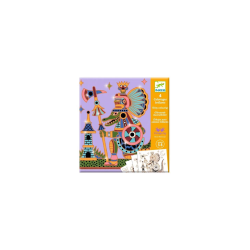 Coloriages brillants Guerriers animaux - Djeco | K'Ado Mino