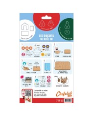 Emporte-pièces Biscuits de Noël 3D Chefclub Kids | Kadomino