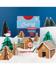 Emporte-pièces les Biscuits de Noël 3D - Chefclub Kids