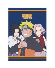Plaid Naruto Shippuden bleu 100x140 cm dès 3 ans | Kadomino