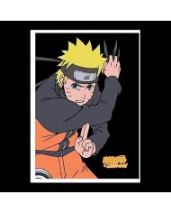 Plaid Naruto Shippuden noir 100x140 cm dès 3 ans | Kadomino