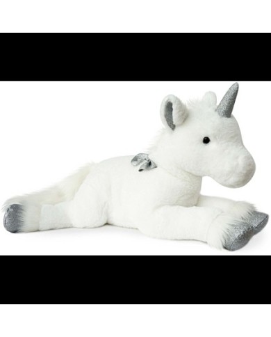Licorne argent 60 cm Histoire d'Ours dès 3 ans | Kadomino