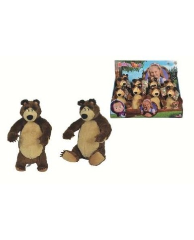 Peluche ours Masha et Michka Simba 25 cm dès 1 an | Kadomino