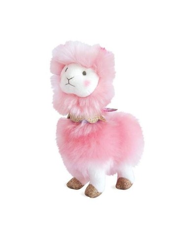 Peluche lama rose 20 cm Histoire d'Ours dès 1 an | Kadomino