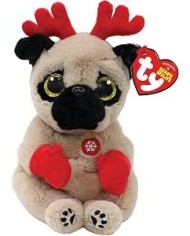 Peluche chien Mittens Ty Beanie Bellies dès 3 ans | Kadomino
