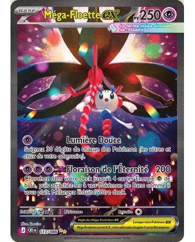 Méga-Floette ex 117/086 SAR – Chaos Ascendant | Carte Pokémon FR