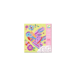 Coloriages brillants Petites ailes - Djeco | K'Ado Mino