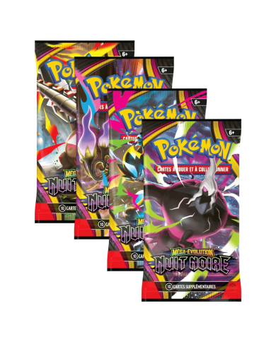 Pokémon Booster Nuit Noire ME05 - Méga-Évolution