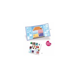 Stickers repositionnables la maison - Djeco | K'Ado Mino