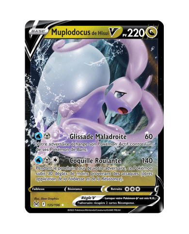 Muplodocus de Hisui V 135/196 – Origine Perdue | K'Ado Mino