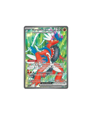 Koraidon ex 231/198 secrète – Écarlate et Violet | Carte FR