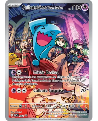 Qulbutoké de la Team Rocket 203 Promo | K'Ado Mino