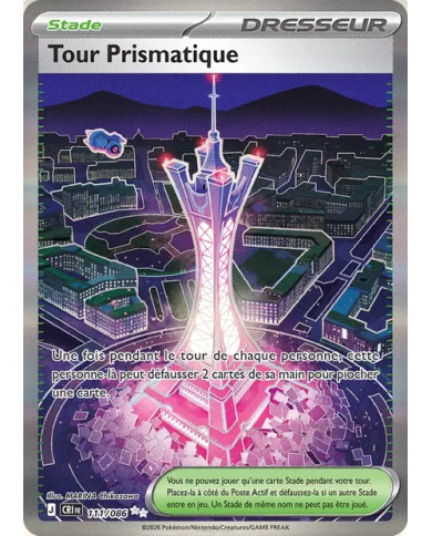 Tour Prismatique 111/086 secrète – Chaos Ascendant | Carte FR