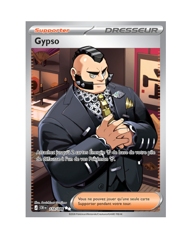 Gypso 110/086 secrète – Chaos Ascendant | Carte Pokémon FR
