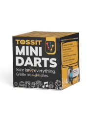 TOSSIT Mini Darts Orange Purple Green – Fléchettes à ventouses