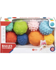8 Balles Texturées – Balles sensorielles pour bébé dès 6 mois