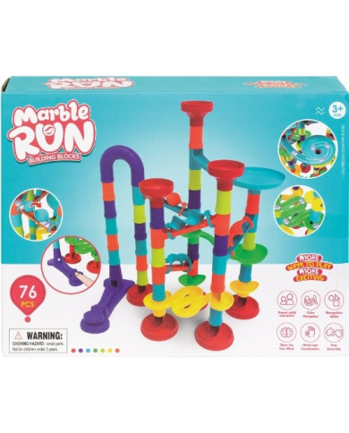 Circuit de billes – Marble Run 76 pièces en plastique