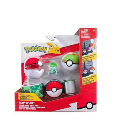Ceinture de dresseur Pokémon Clip 'N' Go avec Poké Balls