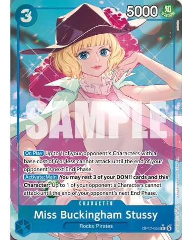 Miss Buckingham Stussy OP17-054 One Piece FR Near Mint