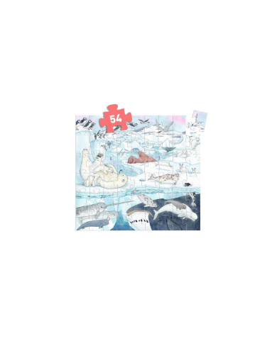 PUZZLE SILHOUETTE - Douceur polaire - 54 pcs - FSC MIX