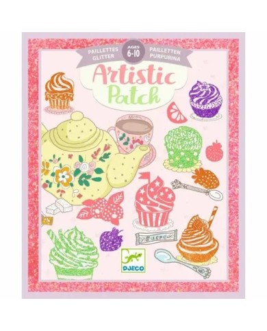 Artistic Patch – Gourmandises | Kit créatif patchs pailletés