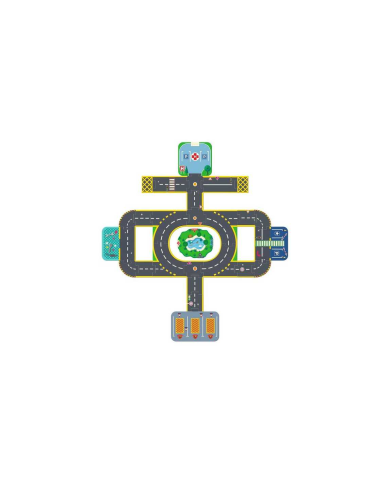 Djeco Crazy Motors – Puzzl'Up Géant Ville (33 pièces)