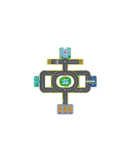 Djeco Crazy Motors – Puzzl'Up Géant Ville (33 pièces)