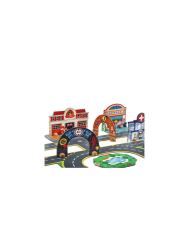 Djeco Crazy Motors – Puzzl'Up Géant Ville (33 pièces)