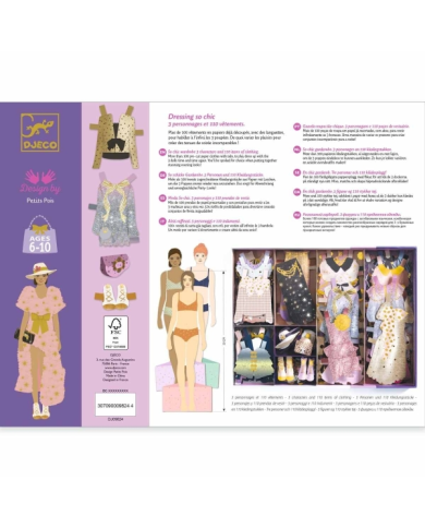 Activités Papier - Dressing So Chic FSC MIX | Coffret mode enfant