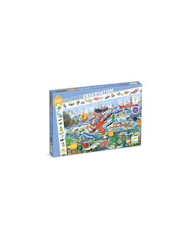 Puzzle Observation Les Secrets de la Mer 200 pcs – Djeco