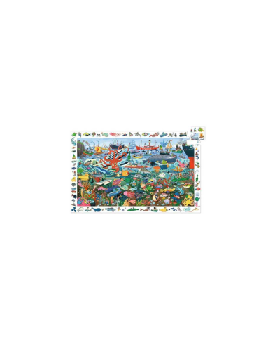 Puzzle Observation Les Secrets de la Mer 200 pcs – Djeco