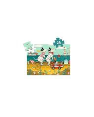 Puzzle Silhouette Djeco – Ollie le dalmatien 24 pcs FSC