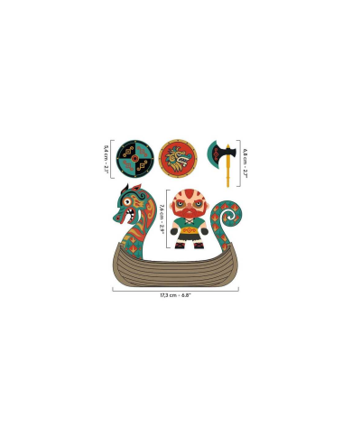 Arty Toys Barbarious - Drak & Drakkar | Djeco