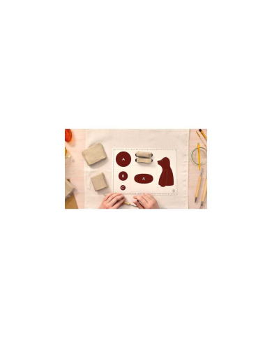 Atelier 84 Modelage Djeco – Coffret argile FSC MIX