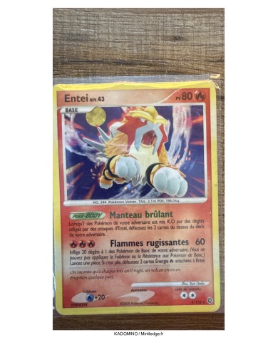 Entei 4/132 - Carte Pokémon Français État Good