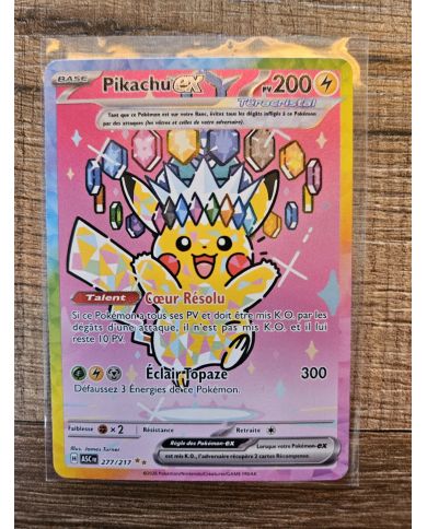 Pikachu ex Téracristal 277/217 Héros Transcendants FR | K'Ado Mino