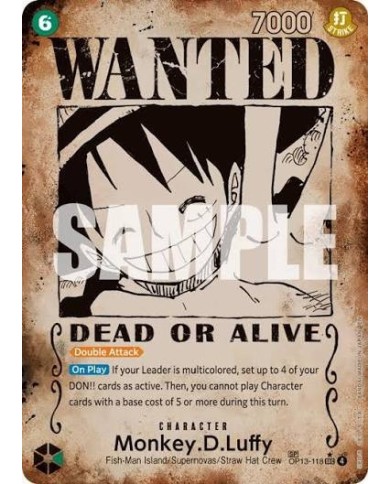 Monkey D. Luffy OP13-110 - One Piece Card Game FR Near Mint