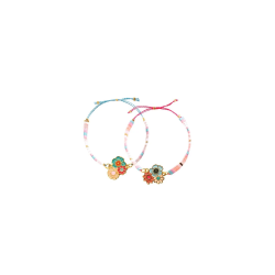 Bijoux duo bracelets Tila et Fleurs - Djeco | K'Ado Mino