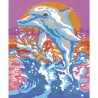 Peinture Numero Dauphins - les Ateliers du Calm | K'Ado Mino