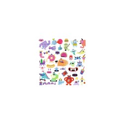 Stickers Monstres - Djeco | K'Ado Mino