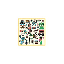 Stickers Robots - Djeco | K'Ado Mino